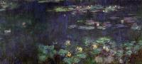 Monet, Claude Oscar - Green Reflection-right half